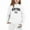 1-White1303, variant on WOYY Girls Stylish Outfits New York Print Hooded Sweatshirt Joggers Set Children's Clothes Sets, Sizes 1-9