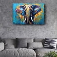 thumbnail image 4 of Elephant Canvas Wall Artwork for Bedroom Poster Prints Painting Hanging Giclee Artwork Contemporary Home Decor Kitchen Canvas Pictures, 4 of 6