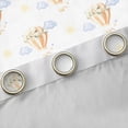 thumbnail image 4 of Homewish Cartoon Hot Air Balloon Curtains Pack of 2 (42x84 Each) for Preppy Child,Dreamy Princess Curtains Blackout,Chic Floral Flowers Bedroom Curtains,Breathable Home Decor, 4 of 6