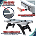 thumbnail image 6 of Freetime Fun Air Hockey Table 7 ft Game Table for Adults Light Up - Full Size Arcade Air Powered Indoor LED Hockey Table for Game Room w/ Modern Design, Pucks, Paddles - SKU RA1000, 6 of 6