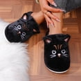 thumbnail image 5 of SAWOBUUN Cute Cat Slippers for Women Men Animal Fuzzy Plush Closed Toe House Slippers Soft Fluffy Warm Cozy Indoor Bedroom Shoes, 5 of 7
