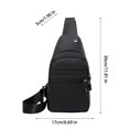 thumbnail image 3 of Vrorvz Japanese Style Multifuntional Crossbody Chest Bag for Men and Women with Water Resistant and Anti Theft Features Locking Zipper Spacious Compartments for Travel Sports Office School, 3 of 8
