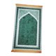 thumbnail image 2 of Alfombra de oración musulmana suave Exquisita borla rectangular bordada Alfombra de oración Alfombra de oración de terciopelo para Eid Balcón unisex verde Sunnimix Alfombra de rezo, 2 of 8