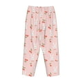 thumbnail image 3 of Lsque Rabbit And Cherry Print Women's Pajama Pants, Lounge Pant - Comfortable Home Wear,Elastic Waistband, Stylish Design-Large, 3 of 9