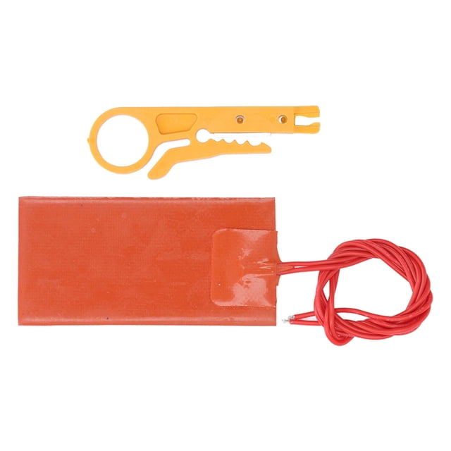 Silicone Rubber Heating Pad, Heating Mat High Heat Transfer Efficiency Flexible 250 Degrees Celsius Maximum Working Temperature For Factory