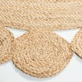 thumbnail image 3 of SAFAVIEH Natural Fiber Angelina Geometric Area Rug, Natural, 10' x 10' Round, 3 of 8