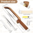 thumbnail image 2 of Wooden Bread Bow Knife,Manual Bread Cutter Bread Knife Bread Slicer with Comfort Grip Toast Saw Kitchen Tool for Cutting Cake Sandwich Cucumber, 2 of 11