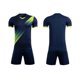 thumbnail image 1 of Odeerbi Niños Niñas Malla Rápido Seco Uniforme de Fútbol Conjunto Rayas Gradiente Impresión Camiseta Shorts Ropa Deportiva Atlética Para 5-15 Años, 1 of 6