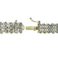 thumbnail image 5 of Top Seller 1 ct. t.w. S-Pattern Diamond Tennis Bracelet in Gold-Tone, 9.25", 5 of 5