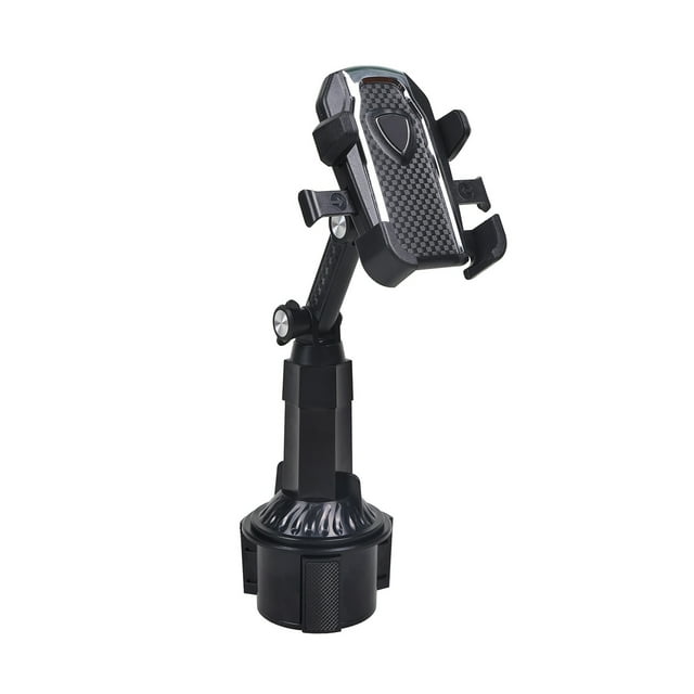 Soumake Plateau d'Expansion pour Porte-Gobelet de Voiture Rotation à 360 Degrés Anti-Secousse Universel Facile à Installer Plateau Alimentaire pour Voiture Support de Téléphone Portable