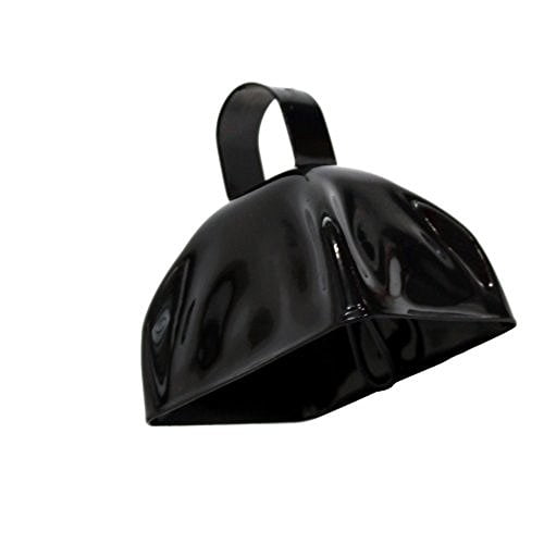Black Metal Cowbells, 3" 12 Count