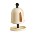 thumbnail image 3 of deevoka Facial Towel Box, Paper Dispenser with Palette, Freestanding Tissue Case, Napkin White, 3 of 9