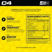 C4 Original Pre-Workout Powder, Frozen Bombsicle, 30 Servings