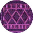 thumbnail image 1 of Ahgly Company Indoor Round Southwestern Purple Country Area Rugs, 6' Round, 1 of 4