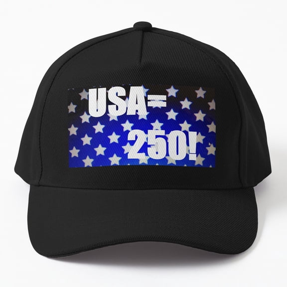 250 Years of the USA Baseball Hat, American Anniversary Celebration Design, Classic Everyday Cap