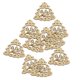thumbnail image 2 of 10 figuras de madera sin terminar, en blanco, para manualidades navideñas. Árbol, 2 of 9
