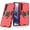 Red, variant on for Samsung Galaxy A55 Case,Heavy Duty Armor Dual Layer Military Grade Protective TPU Bumper Magnetic Finger Ring Kickstand Shockproof Dustproof Non-Slip Slim Back Phone Cover,Red