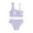 Purple, variant on uikmnh Girls Bikini Set 2 Piece Swimsuit Purple Plaid Design Kids Bathing Suit for Beach Pool Party Color:Purple,Size:11-12 Years