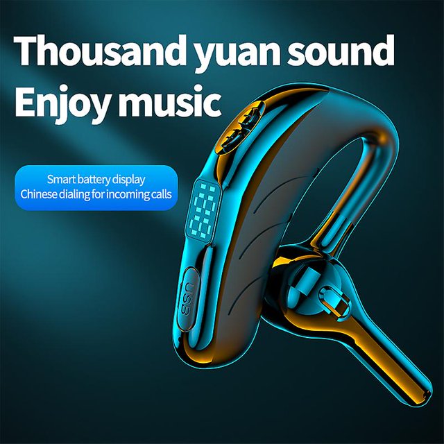 X13 Bluetooth Auricular individual Pantalla LED Larga espera Negocios Auriculares inalámbricos Deportes Reducción de ruido Juego Auriculares W XianweiShao 8390615697095