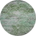 thumbnail image 2 of Addison Rugs Mayfield Premium Machine Washable Transitional Geometric Green Round Rug, 8' x 8', 2 of 6