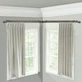 thumbnail image 4 of 3/4" Dia Adjustable Corner Window Double Curtain Rod 28 to 48" (each side) in Cocoal with Ludmila Finials,(4790-287-CR), 4 of 4
