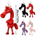 thumbnail image 3 of Year Of The Horse 2026, Plush Zodiac Keychain, Soft Doll Keyring, Stuffed Animal Pendant, Decorative Keychain Charm, Gift for Animal Lover, Festive Zodiac Ornament, Novelty Keyring Pendant, 3 of 6