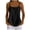 Black, variant on Qiopertar Womens Tank Tops Button Down Spaghetti Strap Square Neck Sleeveless Casual Loose Summer Tops, Black M
