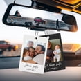 thumbnail image 3 of BKER Custom Car Rear View Hanging Ornament With Any Photo & Text Dog & Cat Photo Pendant For Car 5 Style Options, 3 of 3