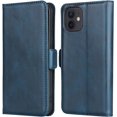 thumbnail image 1 of AmPm iPhone Xs Max Leather Case, Luxury Genuine Leather Wallet with Viewing Stand and Card Slots, Flip Cover Gift Boxed and Handmade for Apple iPhone Xs Max (DarkOrange), 1 of 8