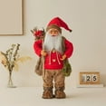 thumbnail image 2 of PuSpu Christmas 12 In Santa Claus Doll Standing Santa Claus Doll Window Decoration Supplies Gift, 2 of 6