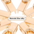 thumbnail image 2 of 8Pcs Metal D Ring with Screws Rotatable D Rings for Purse Bag Making Crafts, 2 of 8
