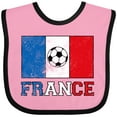 thumbnail image 3 of Inktastic French Soccer Boys or Girls Baby Bib, 3 of 4