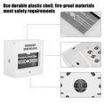 thumbnail image 4 of Break Alarm Button, 3.4x3.4x2.0In With Installation Kit Alarm Button, For Exit Doors, Emergency Doors Shopping Mall Xmas Gifts Table Decoration, 4 of 8