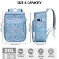 thumbnail image 3 of Tribal Rustic Cooler Backpack - 20L Insulated Leakproof Bag, Artistic Design for Beach, 3 of 3