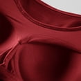 thumbnail image 4 of Women's Fashion Bralette Top Short Sleeve Solid Color Crewneck Blouse with Built-in Support Casual Comfortable and Stylish, 4 of 5