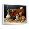 thumbnail image 2 of Designart "Beach Travels composition I" Nautical & Beach Floater Framed Wall Decor, 2 of 7