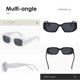 thumbnail image 5 of Gafas de sol Kimorn Rectangulares K1307 para Mujer y Hombre Negro+Blanco, 5 of 7
