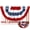 1.5x3 Ft 1pc, variant on Anley USA Pleated Fan Flag, 3x6 Feet American US Bunting Flags Patriotic Stars & Stripes - United States Half Fan Banner