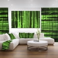 thumbnail image 2 of Designart - Green Bamboo Forest - Large Floral Canvas Art Print, 2 of 2
