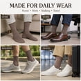 thumbnail image 5 of 5 Pairs Men's Wool Loop Socks, Winter Warm Thick Socks, Men's Outdoor Home Casual Socks fits all sizes 8-12, 5 of 9