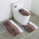 thumbnail image 1 of ABPHQTO Campo de golf en Dawn Sunrise Kissed Mountains Juego de alfombras de baño de 3 piezas Alfombra de baño Alfombra de contorno y tapa de inodoro, 1 of 2