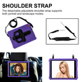 thumbnail image 4 of Case for iPad Air 5th/4th Generation 10.9 inch 2022/2020 Case with Shoulder Strap, Shockproof Handle Kickstand, Purple, 4 of 7