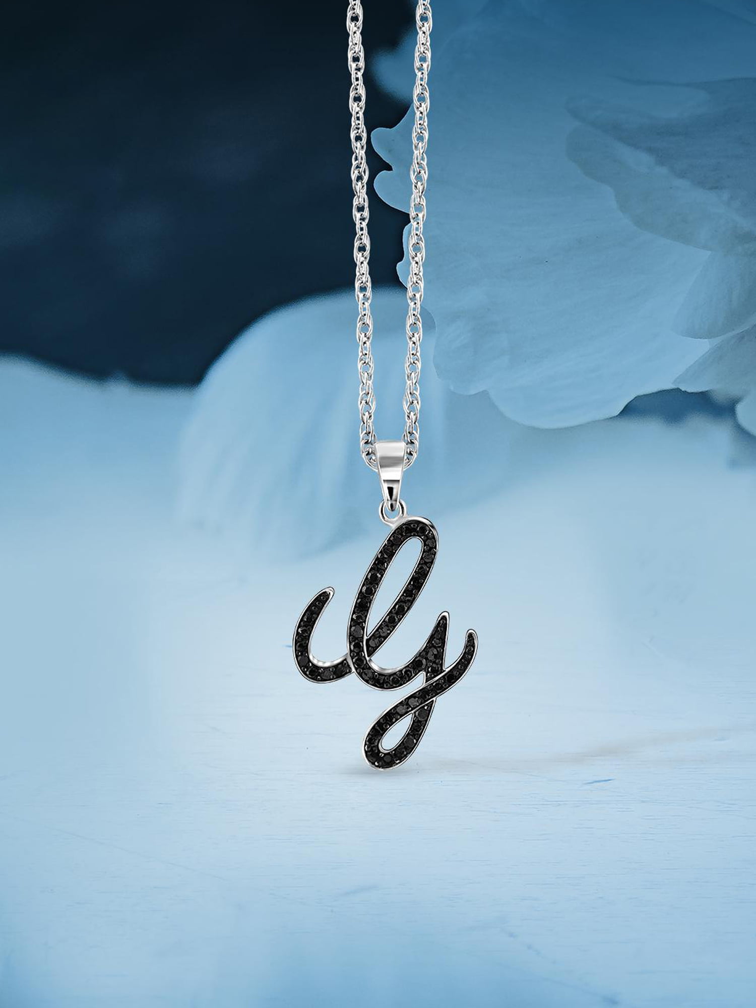 Diamond Mini Uppercase Letter Necklace - G for Women | Jennifer Meyer