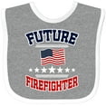 thumbnail image 3 of Inktastic Future Firefighter Boys or Girls Baby Bib, 3 of 4