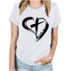 thumbnail image 1 of Blusas de Manga Corta para las Mujeres Imprimir Cuello Redondo Camiseta, Blusa Clásica Vintage para la Primavera Y el Verano, 1 of 4