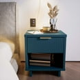 thumbnail image 2 of Manhattan Comfort Granville Engineered Wood Nightstand 1.0 in Midnight Blue, 2 of 11