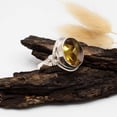 thumbnail image 2 of Citrine Gemstone Ring for Women | 925 Sterling Silver Handmade Jewelry | Women’s Fashion Ring | November Birthstone Ring Size US 11.5, 2 of 6