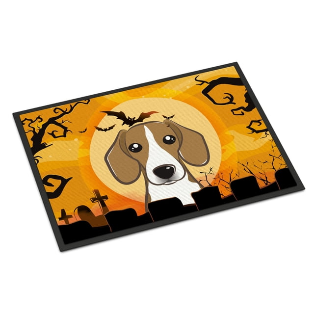 Alfombrilla para interior o exterior Caroline's Treasures Halloween Beagle, 24 por 36, multicolor Caroline's Treasures BB1797JMAT