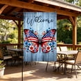 thumbnail image 7 of Yhmxh 4th of July Garden Flag 12x18 Inch Patriotic Double Sided Burlap Flag Outside, Memorial Day Welcome Flag American Stars and Stripes 250th Anniversary Flag Yard Outdoor Decoration, 7 of 7
