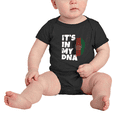 thumbnail image 2 of It's In My DNA Afghan Flag Country Pride Baby Bodysuit, 2 of 5